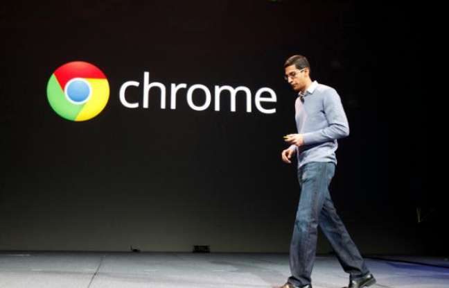 Le vice-président de Google en charge de Chrome, Sundar Pinchai, le 28 juin 2012 lors de la conférence Google i/o. Le vice-président de Google en charge de Chrome, Sundar Pinchai, le 28 juin 2012 lors de la conférence Google i/o.