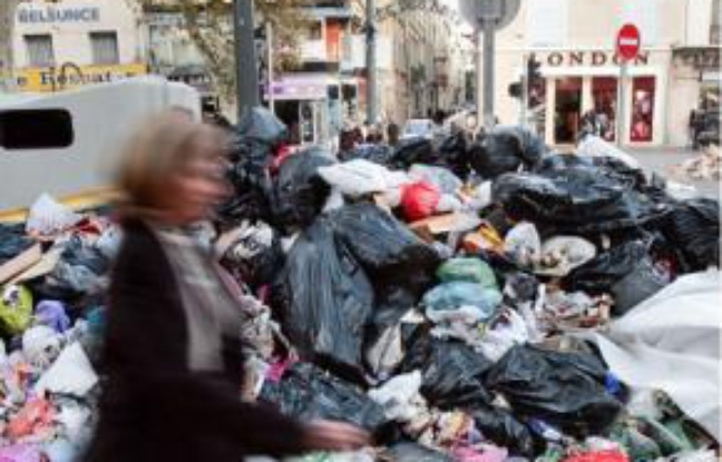 Au quinzième jour de grève, à Marseille. Au quinzième jour de grève, à Marseille.
