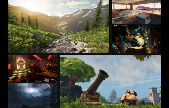 Des exemples du moteur 3D d'Amazon, Lumberyard. Des exemples du moteur 3D d'Amazon, Lumberyard.