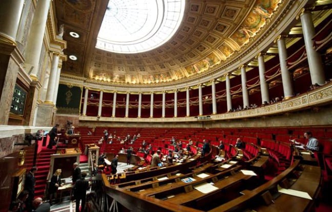 L'assemblée nationale à Paris. L'assemblée nationale à Paris.