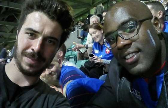 <b>Maxime Bouffard</b> avec Teddy Riner à Twickenham le 20 septembre - Facebook - 561x360_maxime-bouffard-teddy-riner-twickenham-20-septembre