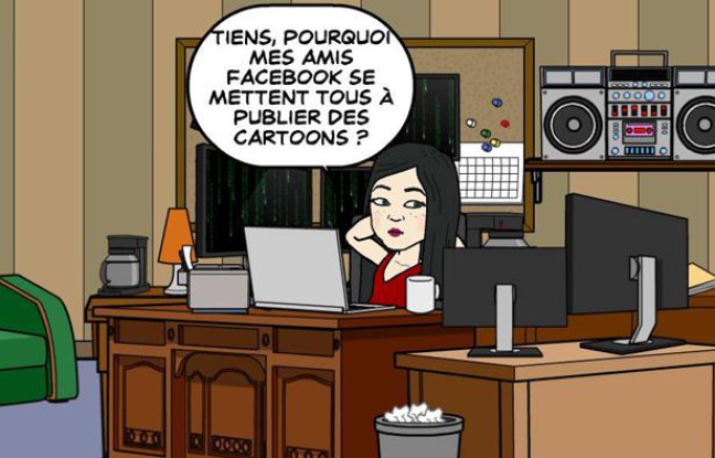 Une cartoon créé avec l'application Bitstrips. Une cartoon créé avec l'application Bitstrips.