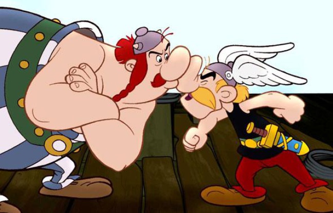 Une scène du film «Asterix et les Vikings». Une scène du film «Asterix et les Vikings».