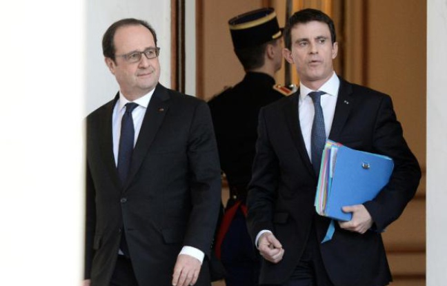 François Hollande et Manuel Valls à l'Elysée, le 10 février 2016 François Hollande et Manuel Valls à l'Elysée, le 10 février 2016