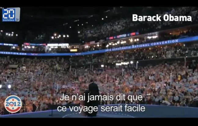 Capture d'écran du zapping «USA 2012: Peopolitique à l'américaine» Capture d'écran du zapping «USA 2012: Peopolitique à l'américaine»