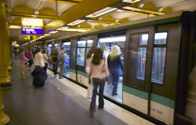 Illustration du métro parisien. Illustration du métro parisien.
