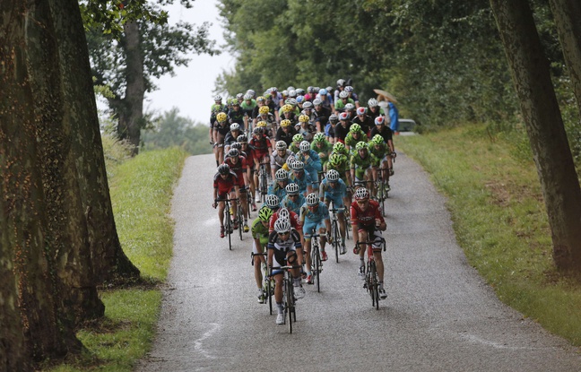 The Tour de France in 2014.