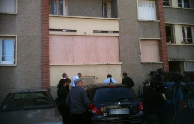 L'immeuble de la rue du Sergent-Vigné à Toulouse, où Mohamed Merah a été abattu le 22 mars 2012. L'immeuble de la rue du Sergent-Vigné à Toulouse, où Mohamed Merah a été abattu le 22 mars 2012.
