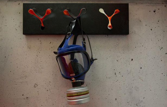 Un masque à gaz Un masque à gaz