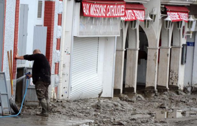 Des inondations ont touché la ville de Lourdes le 20 juin. Des inondations ont touché la ville de Lourdes le 20 juin.