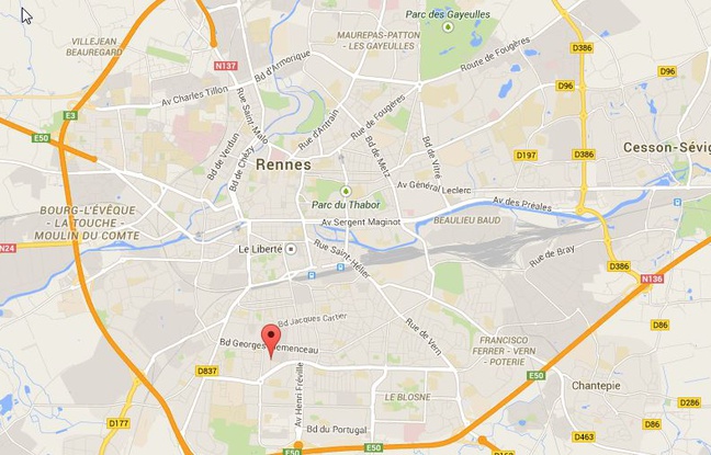 L'homme habite dans les quartiers sud de Rennes. L'homme habite dans les quartiers sud de Rennes.