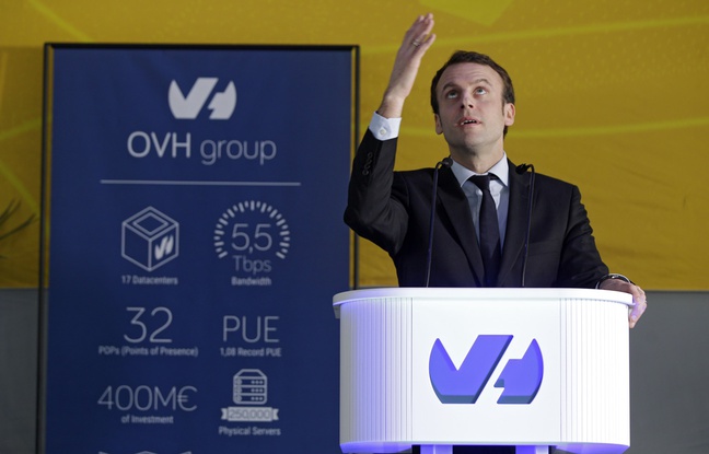 Le ministre de l'Economie, Emmanuel Macron, a visité le Campus d'OVH, à Roubaix. Le ministre de l'Economie, Emmanuel Macron, a visité le Campus d'OVH, à Roubaix.