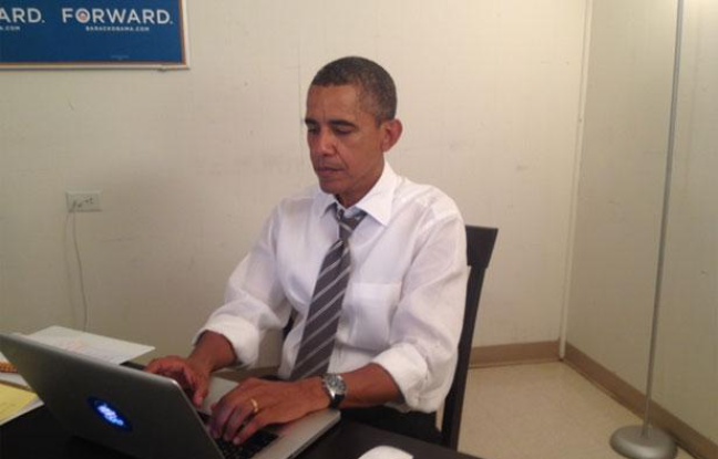 Barack Obama lors de son chat sur le forum Reddit, le 29 août 2012 Barack Obama lors de son chat sur le forum Reddit, le 29 août 2012