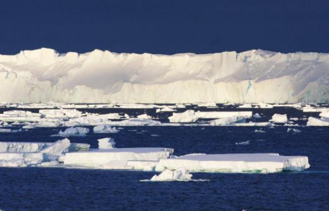 Photo non datée du glacier Totten, le plus grand de l'Antarctique oriental, publiée le 26 janvier 2015 par l'Organisation pour la recherche scientifique et industrielle du Commonwealth Photo non datée du glacier Totten, le plus grand de l'Antarctique oriental, publiée le 26 janvier 2015 par l'Organisation pour la recherche scientifique et industrielle du Commonwealth