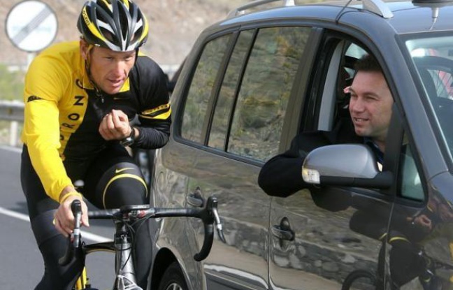 Johan Bruyneel, directeur sportif de l'US Postal et Discovery Channel lors des sept victoires de Lance Armstrong au Tour de France, a été contraint au départ vendredi par son équipe actuelle, la formation luxembourgeoise RadioShack, après les révélations de l'Agence antidopage américaine (Usada) Johan Bruyneel, directeur sportif de l'US Postal et Discovery Channel lors des sept victoires de Lance Armstrong au Tour de France, a été contraint au départ vendredi par son équipe actuelle, la formation luxembourgeoise RadioShack, après les révélations de l'Agence antidopage américaine (Usada)