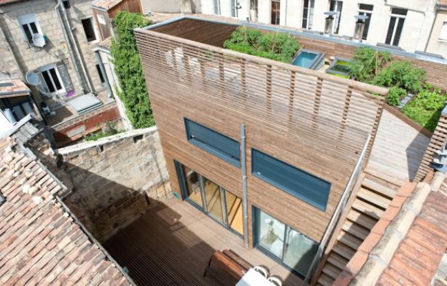 Vue d'une maison d'architecte à Bordeaux Vue d'une maison d'architecte à Bordeaux