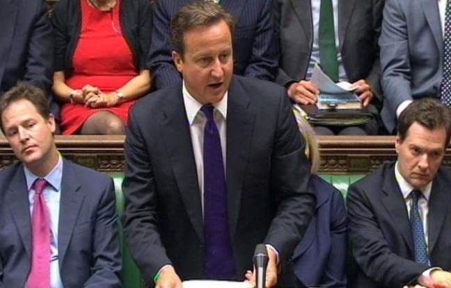 David Cameron s'est exprimé devant le Parlement anglais jeudi 11 août 2011 David Cameron s'est exprimé devant le Parlement anglais jeudi 11 août 2011