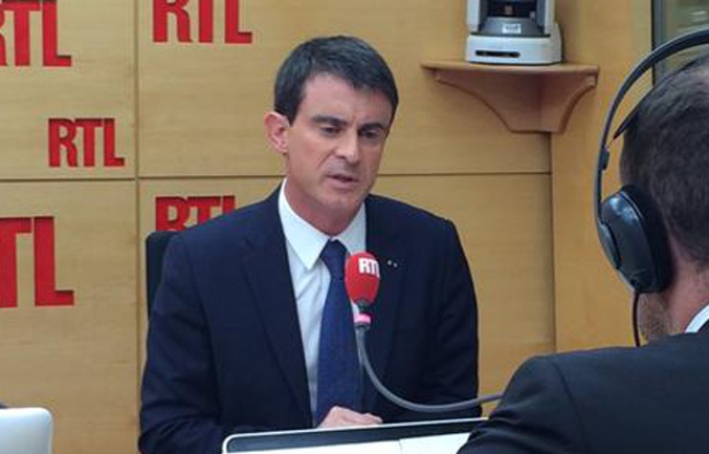 Capture d'écran de l'interview du Premier ministre Manuel Valls sur RTL le 16 février 2015 à Paris. Capture d'écran de l'interview du Premier ministre Manuel Valls sur RTL le 16 février 2015 à Paris.