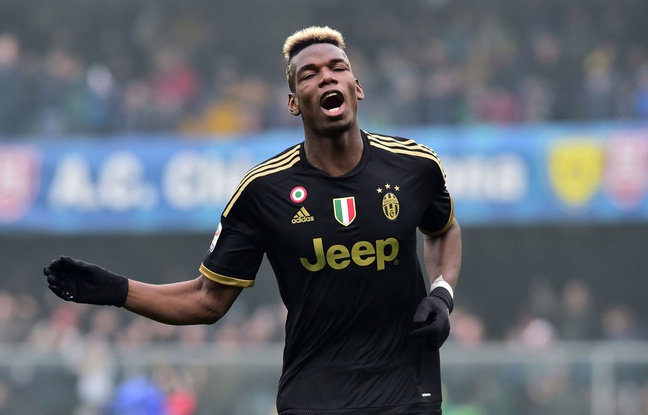 Paul Pogba fête un but contre le Chievo Verone le 31 janvier 2016. Paul Pogba fête un but contre le Chievo Verone le 31 janvier 2016.
