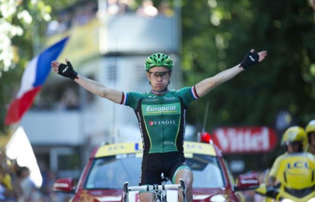Le Français Thomas Voeckler (Europcar) a remporté la 16e étape du Tour de France, mercredi, à Luchon, après une longue échappée dans les grands cols pyrénéens. Le Français Thomas Voeckler (Europcar) a remporté la 16e étape du Tour de France, mercredi, à Luchon, après une longue échappée dans les grands cols pyrénéens.