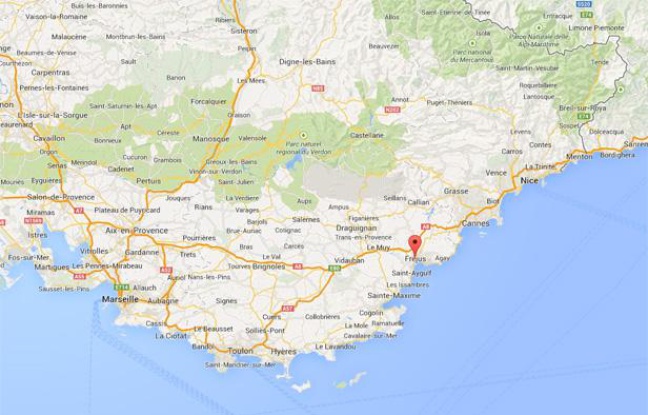 Capture d'écran d'une google map représentant Fréjus. Capture d'écran d'une google map représentant Fréjus.
