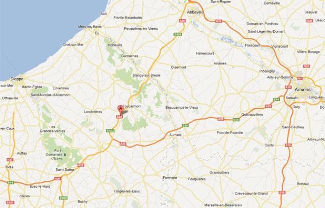 Google Maps de l'A28 au niveau de Callengeville (Seine-Maritime). Google Maps de l'A28 au niveau de Callengeville (Seine-Maritime).