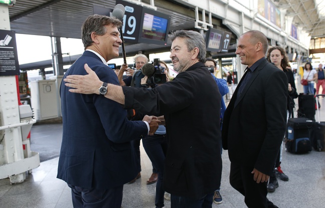 Arnaud Montebourg et Jean-Luc Mélenchon en août 2015 Arnaud Montebourg et Jean-Luc Mélenchon en août 2015