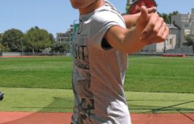 Kevin Mayer, sans pression. Kevin Mayer, sans pression.