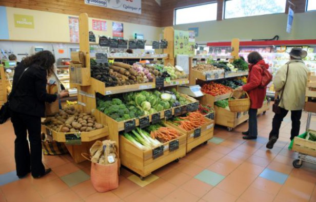 Un magasin Biocoop à Quimper, le 18 mai 2012 Un magasin Biocoop à Quimper, le 18 mai 2012