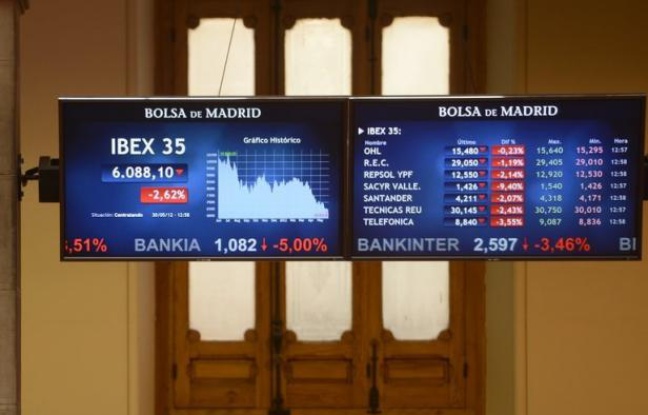 L'Espagne a réussi jeudi à emprunter plus de 2 milliards d'euros sur les marchés, mais a dû concéder des taux d'intérêt en forte hausse, signe que la tension ne se relâchera pas complètement tant que le pays n'aura pas obtenu d'aide européenne pour ses banques. L'Espagne a réussi jeudi à emprunter plus de 2 milliards d'euros sur les marchés, mais a dû concéder des taux d'intérêt en forte hausse, signe que la tension ne se relâchera pas complètement tant que le pays n'aura pas obtenu d'aide européenne pour ses banques.