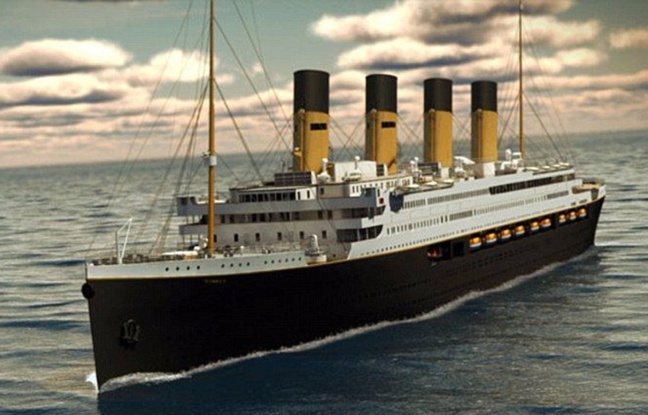 Le «Titanic II» en images de synthèse. Le «Titanic II» en images de synthèse.