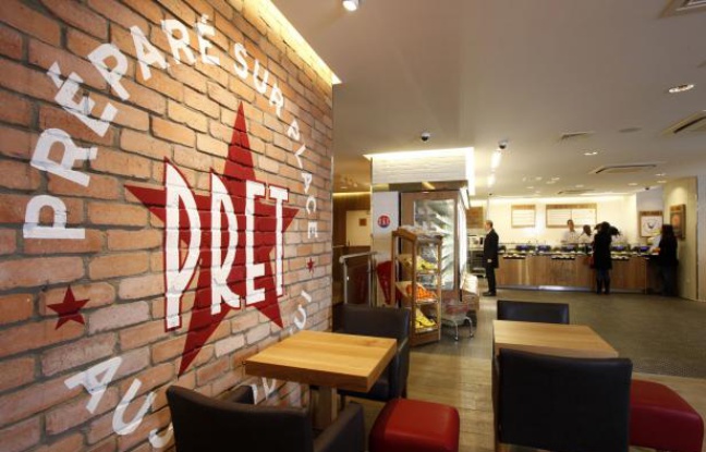Un restaurant Pret à Manger Un restaurant Pret à Manger
