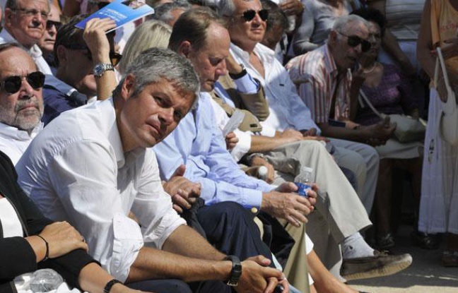 L'ancien ministre Laurent Wauquiez à Nice, le 25 août 2012. L'ancien ministre Laurent Wauquiez à Nice, le 25 août 2012.