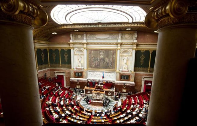 L'assemblée nationale à Paris. L'assemblée nationale à Paris.