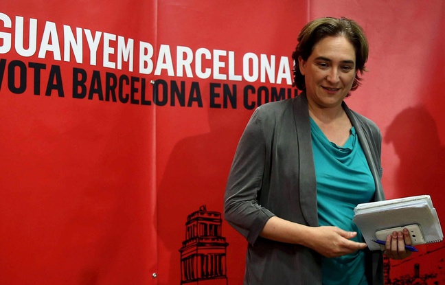 Ada Colau le 25 mai 2015 à Barcelone. Ada Colau le 25 mai 2015 à Barcelone.