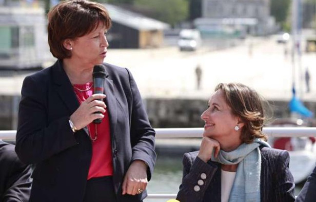 Martine Aubry et Ségolène Royal, le 12 juin 2012 à La Rochelle. Martine Aubry et Ségolène Royal, le 12 juin 2012 à La Rochelle.