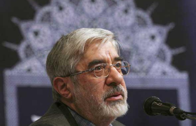 Hossein Moussavi, le 3 mars 2009. Hossein Moussavi, le 3 mars 2009.