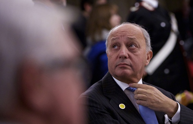 Le ministre des Affaires étrangères Laurent Fabius, le 2 février 2016 à Rome. Le ministre des Affaires étrangères Laurent Fabius, le 2 février 2016 à Rome.