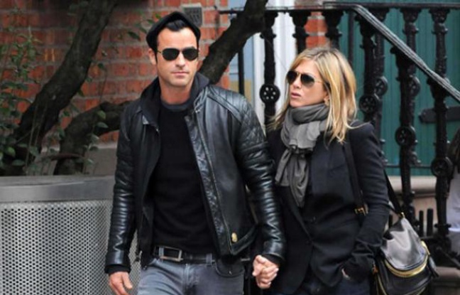 Jennifer Aniston et Justin Theroux le 16 septembre 2011 à Manhattan. Jennifer Aniston et Justin Theroux le 16 septembre 2011 à Manhattan.