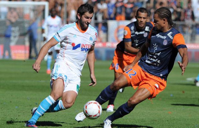 Le Marseillais Gignac face au Montpelliérain Congré, le 26 août 2012. Le Marseillais Gignac face au Montpelliérain Congré, le 26 août 2012.