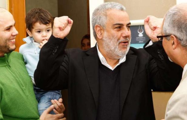 Abdelilah Benkirane, le leader du Parti justice et développement (PJD), le 27 novembre 2011, au soir de la victoire de son parti aux élections législatives marocaines. Abdelilah Benkirane, le leader du Parti justice et développement (PJD), le 27 novembre 2011, au soir de la victoire de son parti aux élections législatives marocaines.