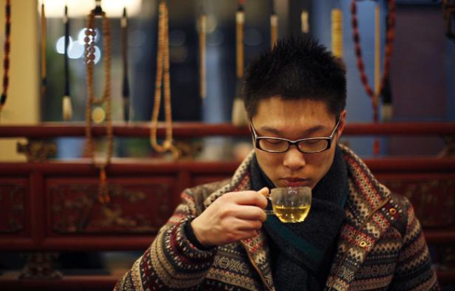 Shen Jun Yi drinks Tregothnan British tea at a tea house in the Hongqiao Antique and Tea Center in downtown Shanghai January 25, 2013. Tregothnan is bucking an historic trend by growing tea in England and exporting almost half of it abroad, including to tea-growing nations like China and India. Owned by a descendant of 19th century British Prime Minister Charles Grey, after whom the Earl Grey tea blend was named, the Tregothnan estate has been selling tea since 2005 and currently produces around 10 tonnes a year of tea and infusions. Picture taken January 25, 2013. Shen Jun Yi drinks Tregothnan British tea at a tea house in the Hongqiao Antique and Tea Center in downtown Shanghai January 25, 2013. Tregothnan is bucking an historic trend by growing tea in England and exporting almost half of it abroad, including to tea-growing nations like China and India. Owned by a descendant of 19th century British Prime Minister Charles Grey, after whom the Earl Grey tea blend was named, the Tregothnan estate has been selling tea since 2005 and currently produces around 10 tonnes a year of tea and infusions. Picture taken January 25, 2013.