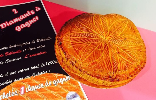 Galette des rois de la boulangerie Les Délices de Belleville (54) Galette des rois de la boulangerie Les Délices de Belleville (54)