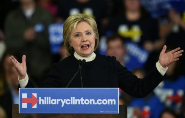 Hillary Clinton, le 9 février 2016 dans le New Hampshire Hillary Clinton, le 9 février 2016 dans le New Hampshire