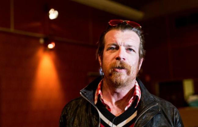 Jesse Hughes pendant une interview avec l'AFP à Stockholm le 13 février 2016 Jesse Hughes pendant une interview avec l'AFP à Stockholm le 13 février 2016