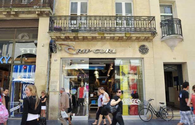 La boutique Rip Curl de Bordeaux va être vendue La boutique Rip Curl de Bordeaux va être vendue