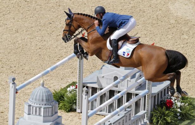 Le jockey français Olivier Guillon à Londres, le 6 août 2012 Le jockey français Olivier Guillon à Londres, le 6 août 2012