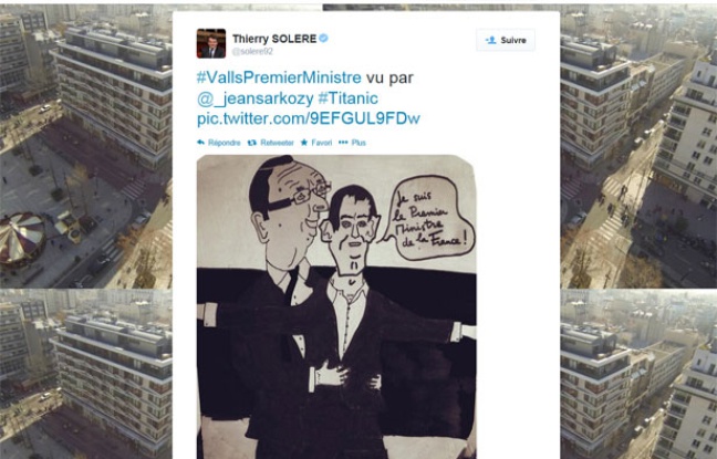 Capture d'écran du fil Twitter de Thierry Solère Capture d'écran du fil Twitter de Thierry Solère