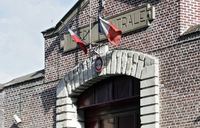 L'entrée de la maison d'arrêt de Loos, près de Lille.