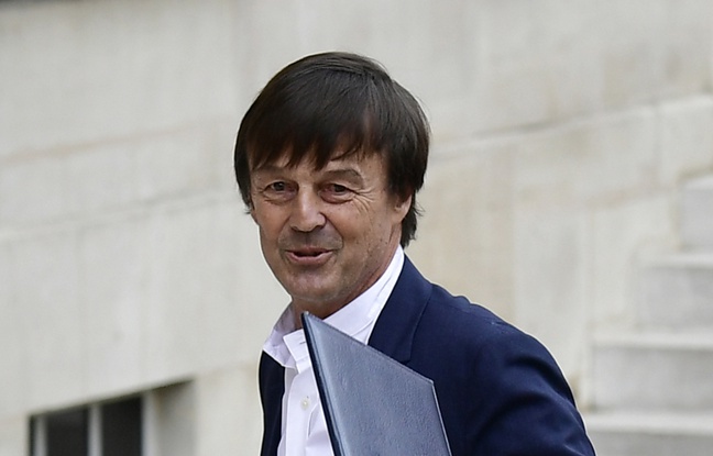 Le nouveau ministre de la Transition écologique et solidaire, Nicolas Hulot lors de son arrivée au premier Conseil des ministres à l’Élysée, le 18 mai 2017.
Le nouveau ministre de la Transition écologique et solidaire, Nicolas Hulot lors de son arrivée au premier Conseil des ministres à l’Élysée, le 18 mai 2017.